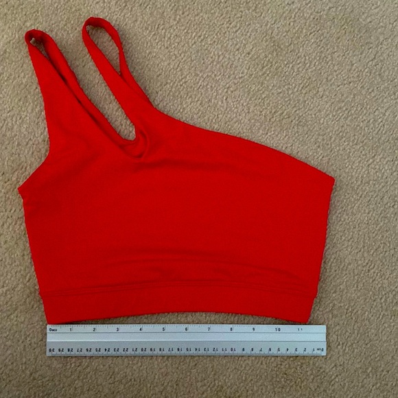 Single shoulder slit Garage crop top/bandeau - Picture 2 of 3